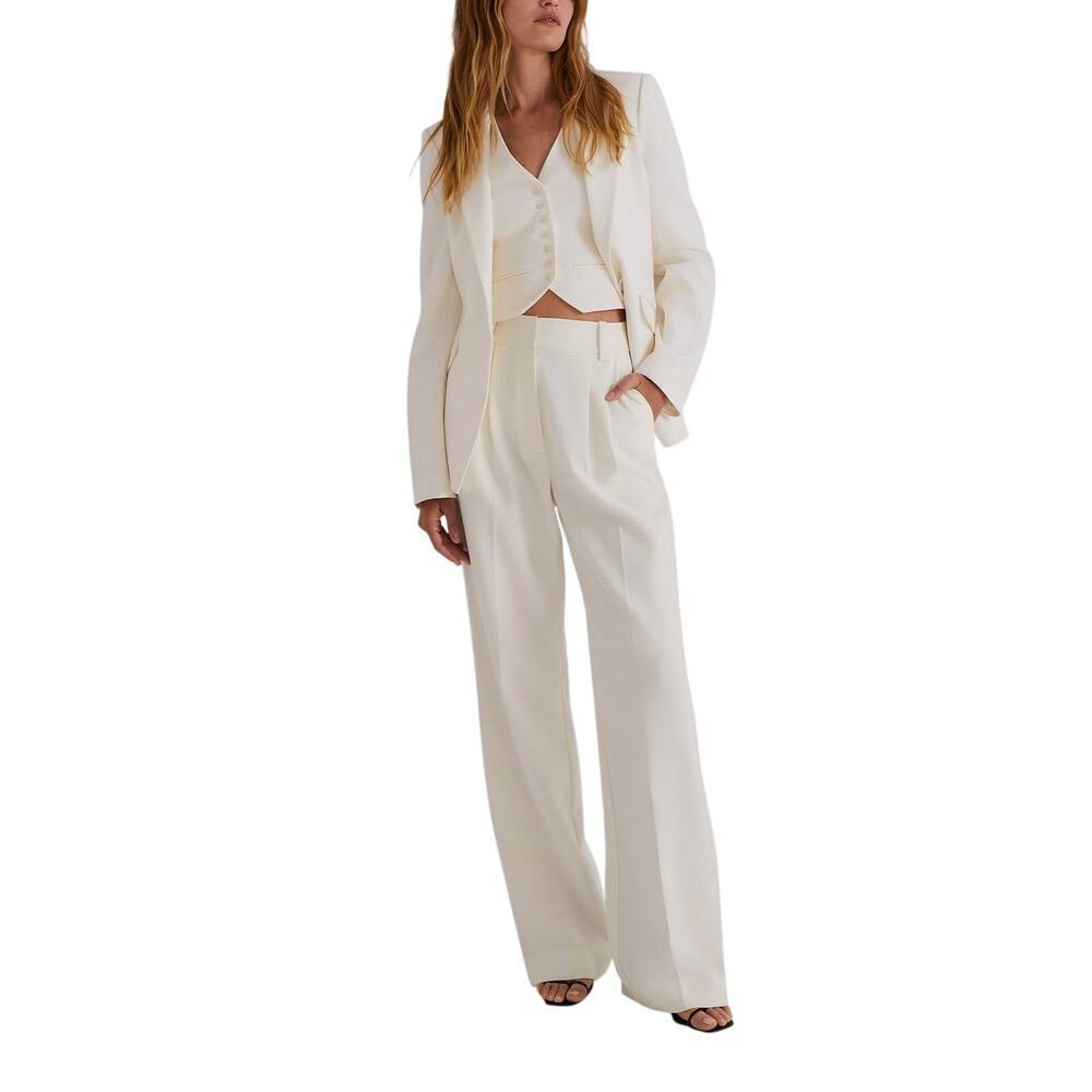 Favorite Daughter Tailored Ivory Collection Trousers Size 10